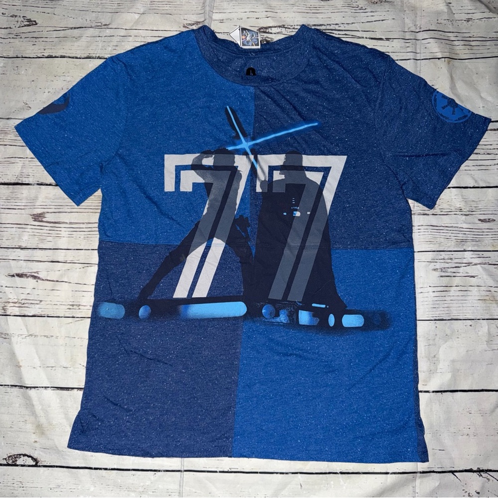 Star Wars Blue Graphic Men's Tee